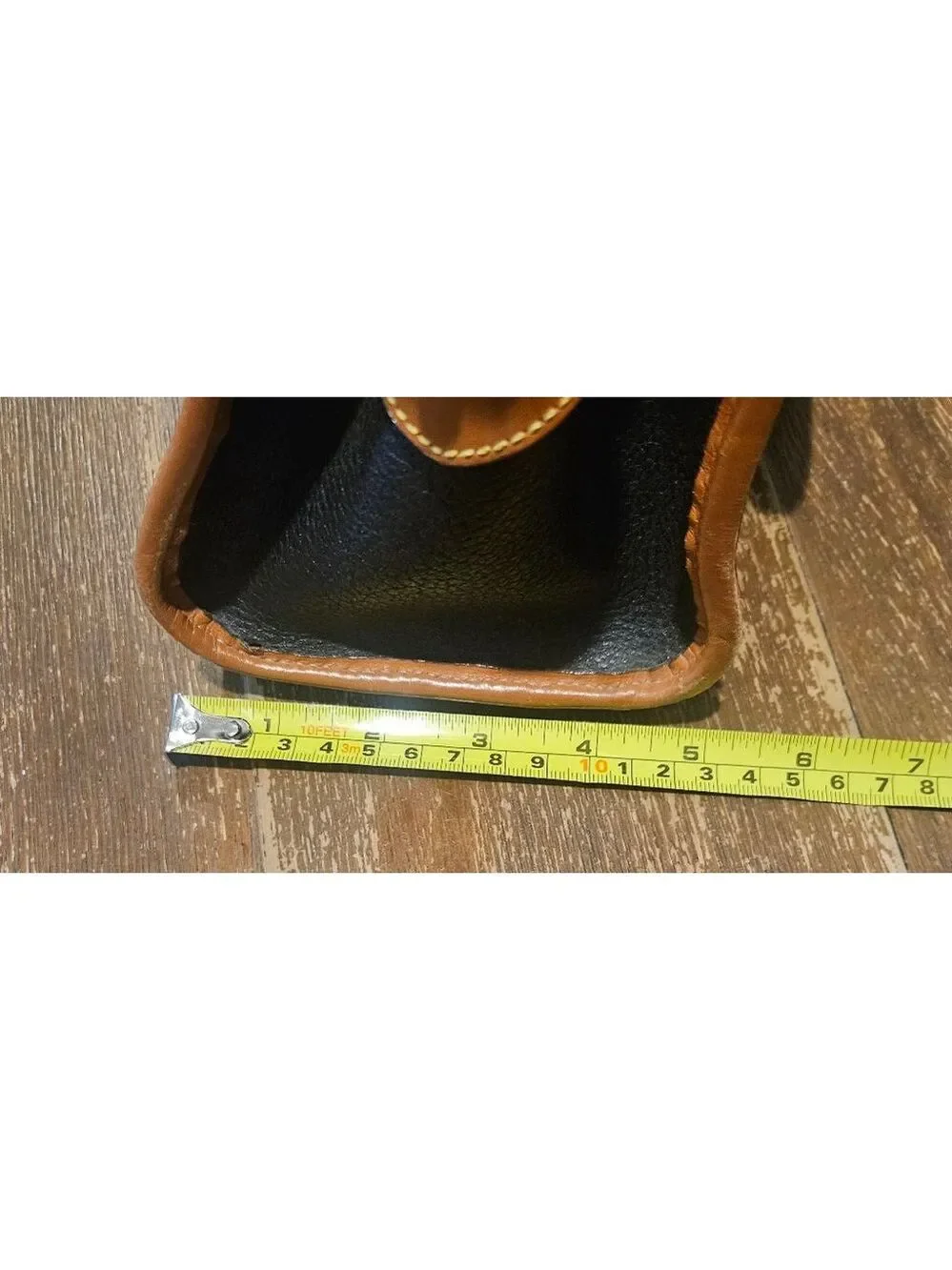 Women's Dooney & Bourke Vintage Pebbled Leather Buckle Satchel Black Brown